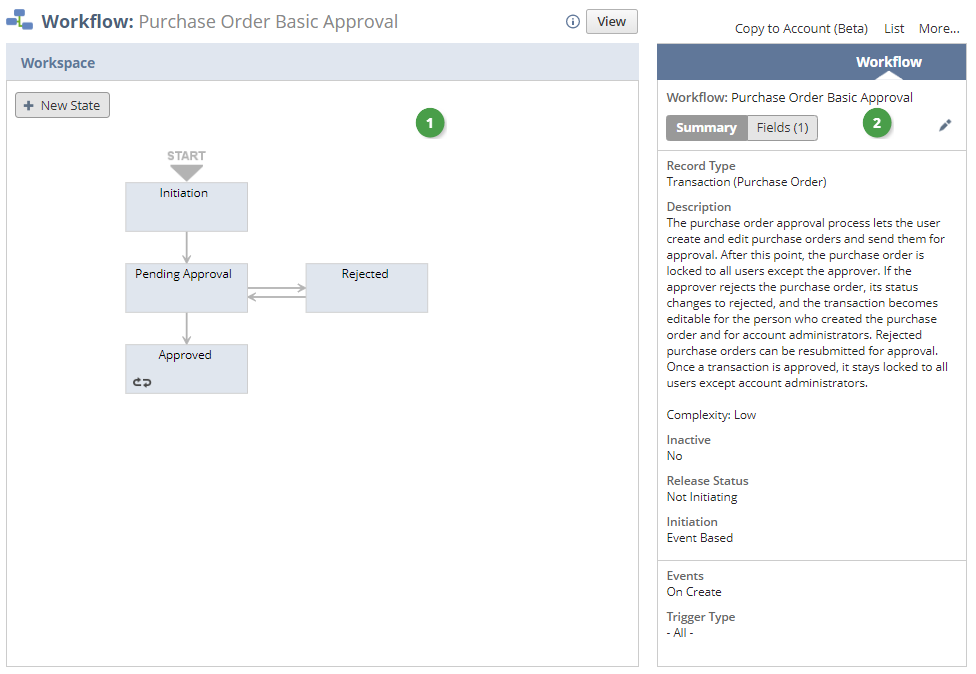 A screenshot of the Workflow Manager interface in edit mode.