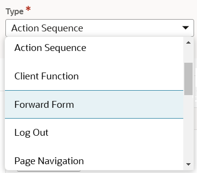 Type field