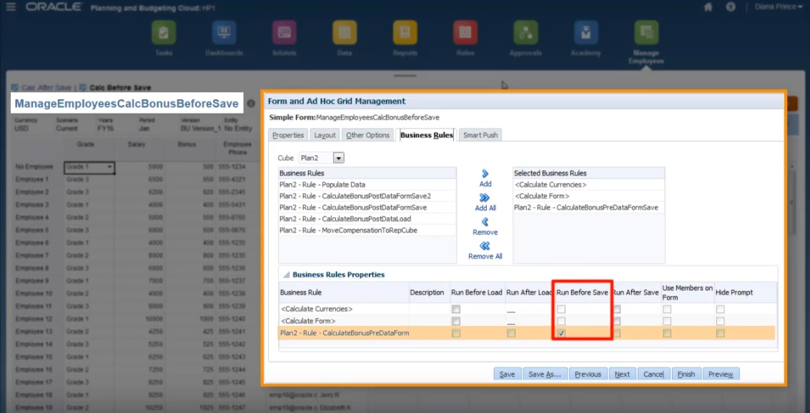Groovy Rule Form Showing Run Before Save
