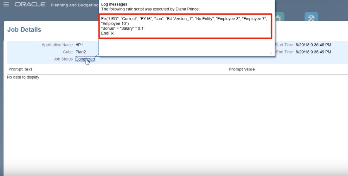 Groovy Rule Script Showing the Fix Statement Including Only the Modified Employees