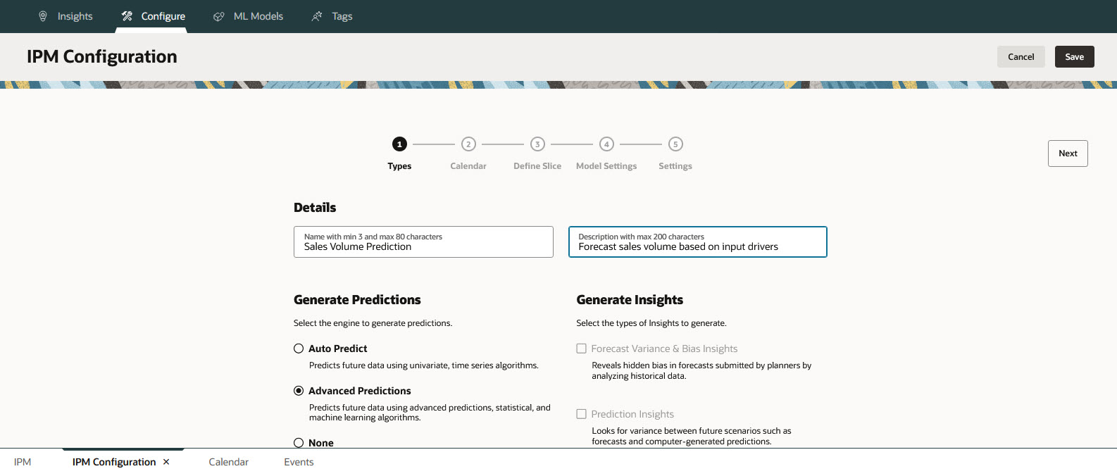 IPM Configuration Wizard IPM Configuration Wizard