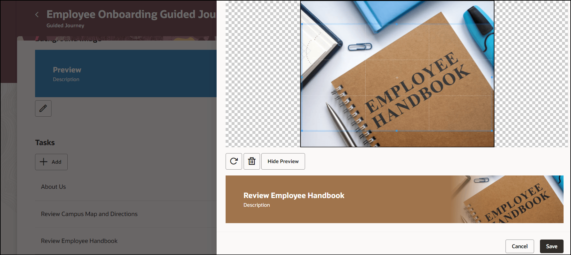 Preview Background Image