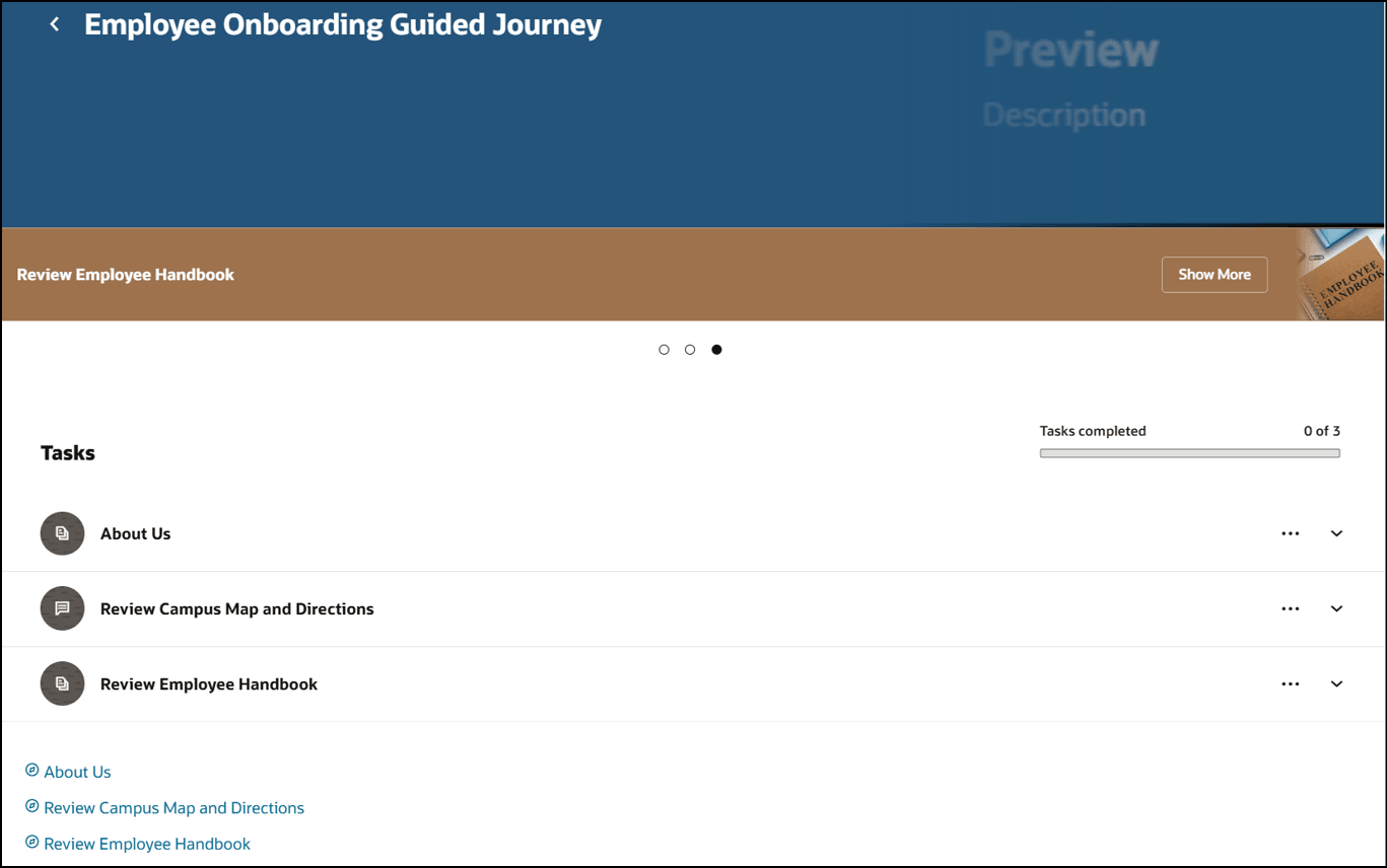 Guided Journey Task Banner Displayed in Transaction Flow