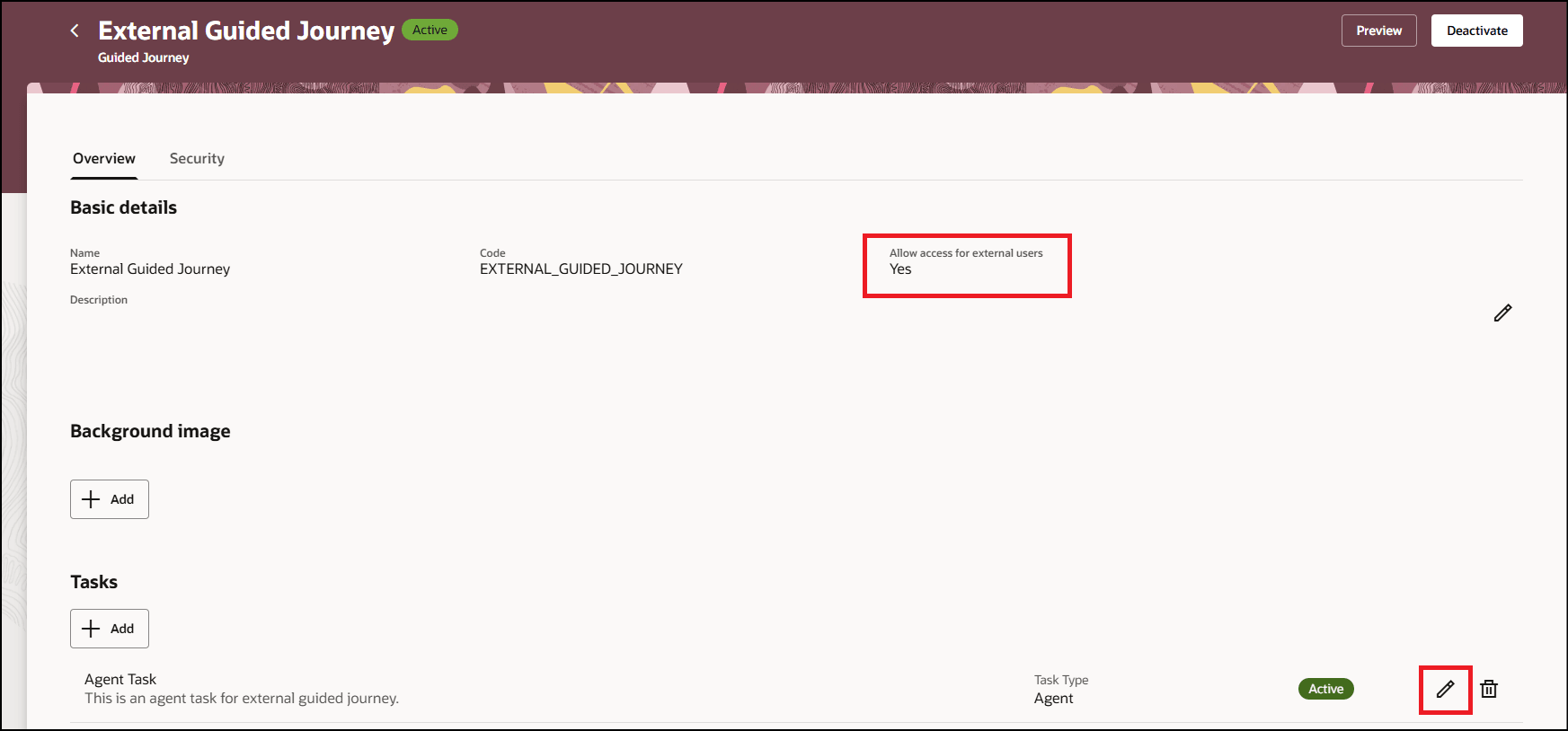 Edit External Enabled Guided Journey