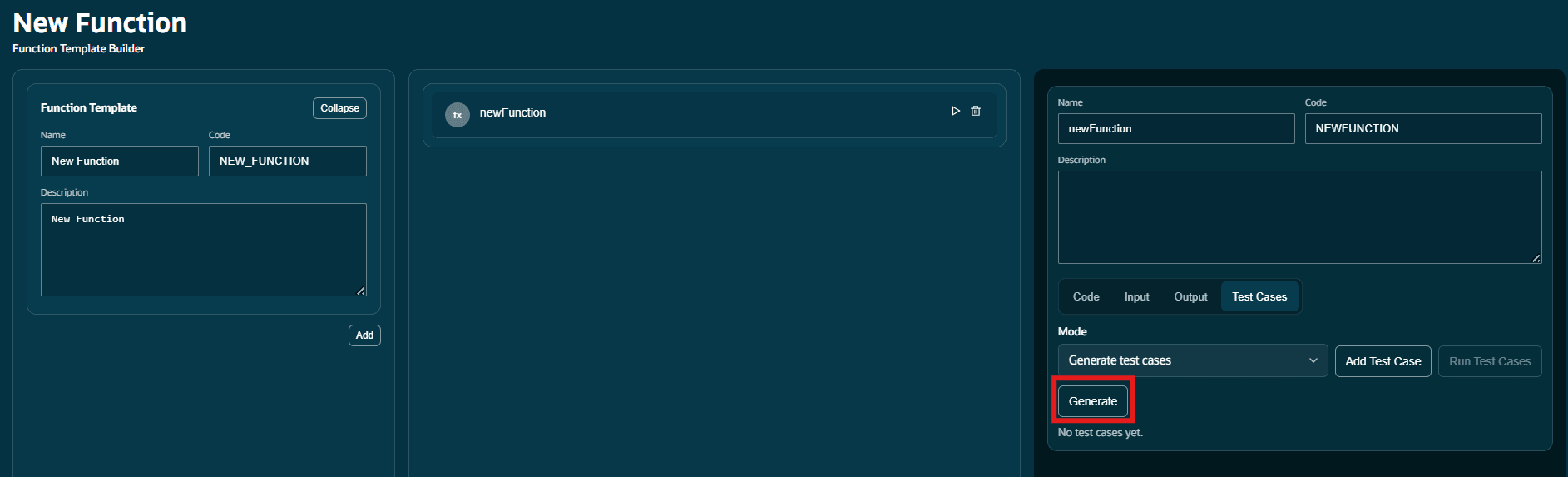 Generate Test Cases to Validate JavaScript Function Behavior