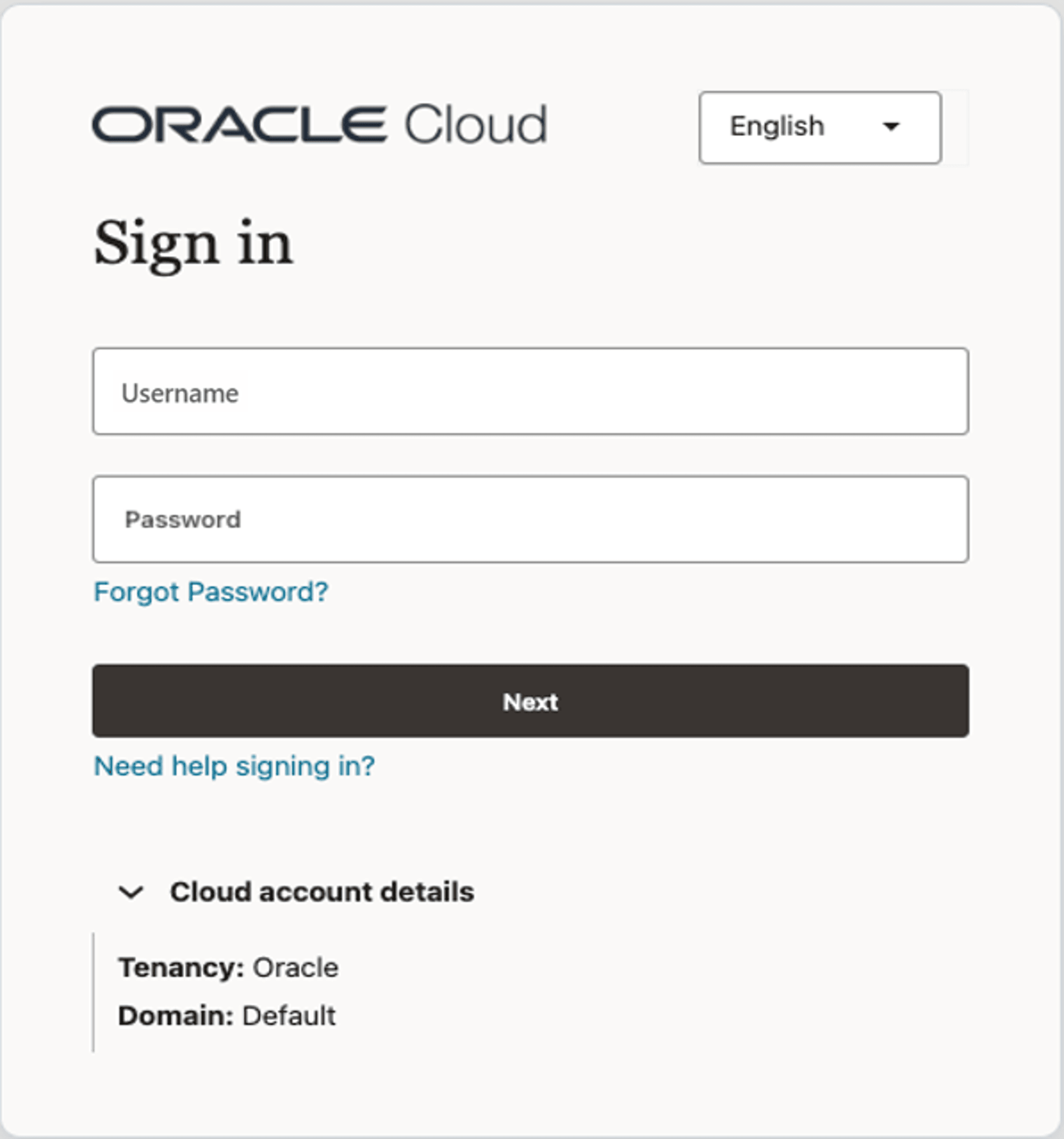 non-Federated SSO after UI change