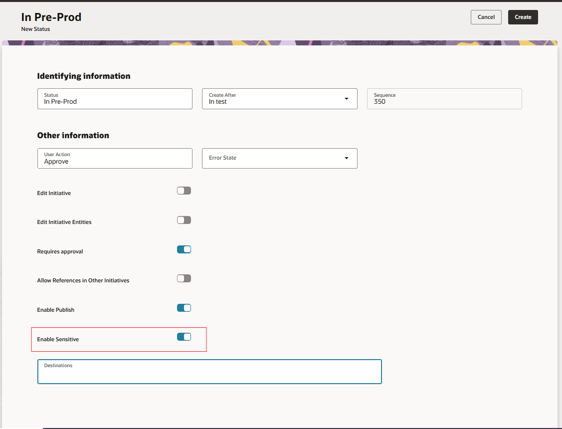 Enabling Sensitive environments to publish