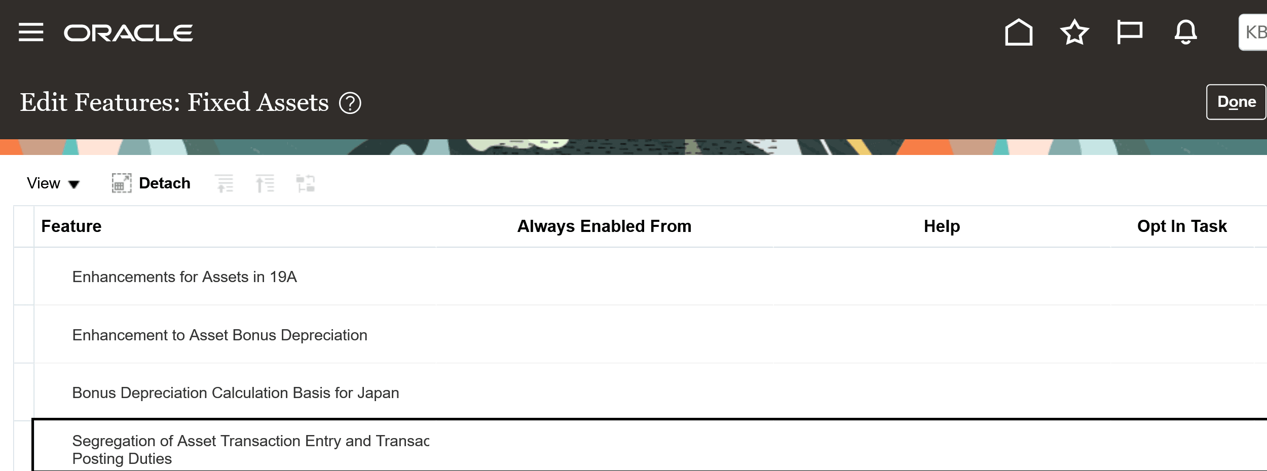 Use Segregation of Asset Transaction Entry and Transaction Posting Duties to enable this feature
