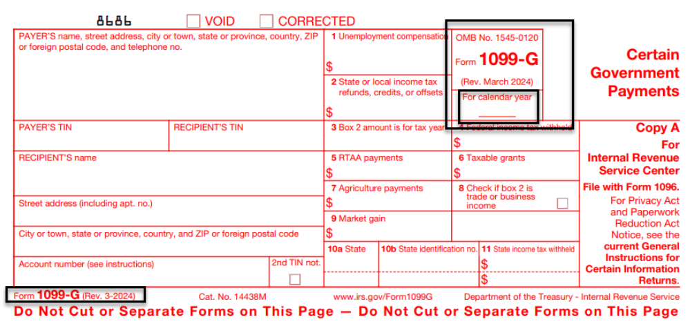 Form 1099-G  
