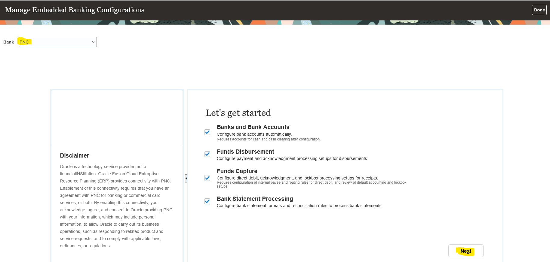 Select Business Flows