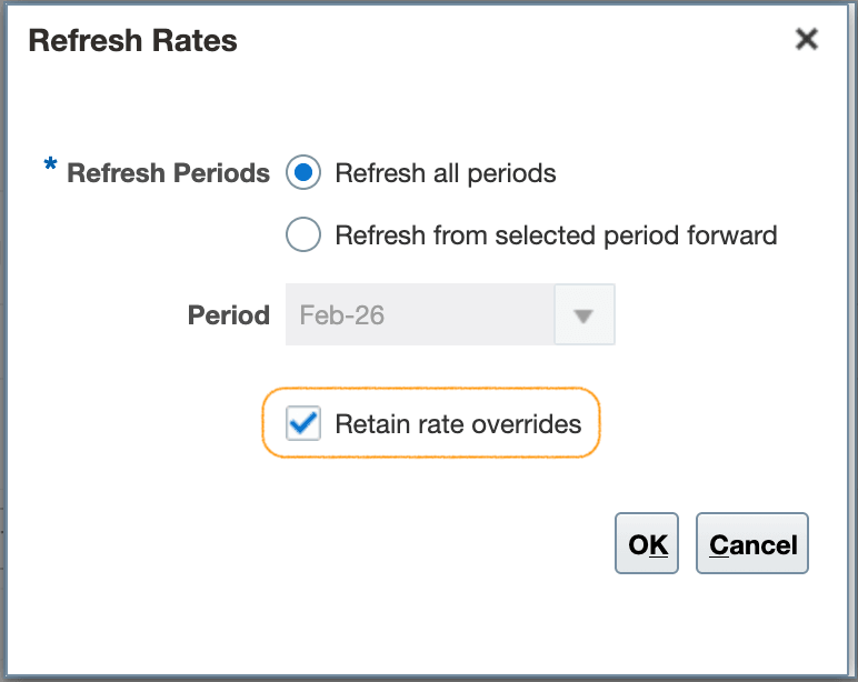 Periodic Refresh Rates - Retain rate overrides