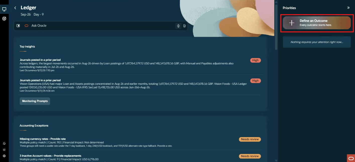 Ledger Agentic Application - Outcomes