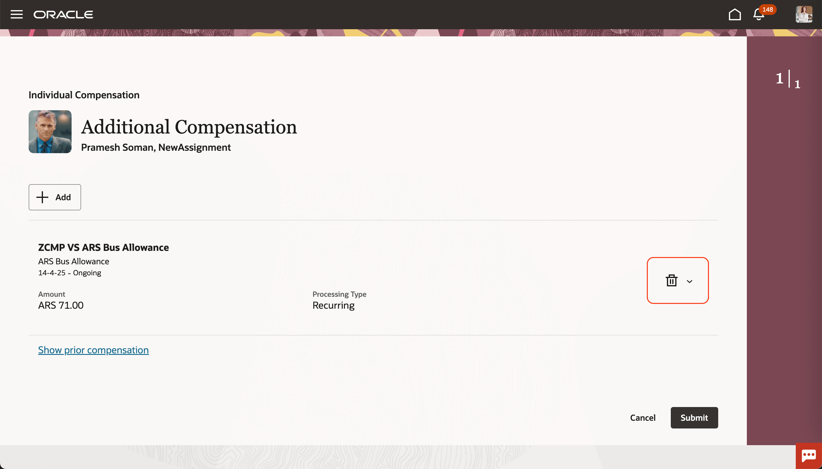 Restricting Edit for a Plan