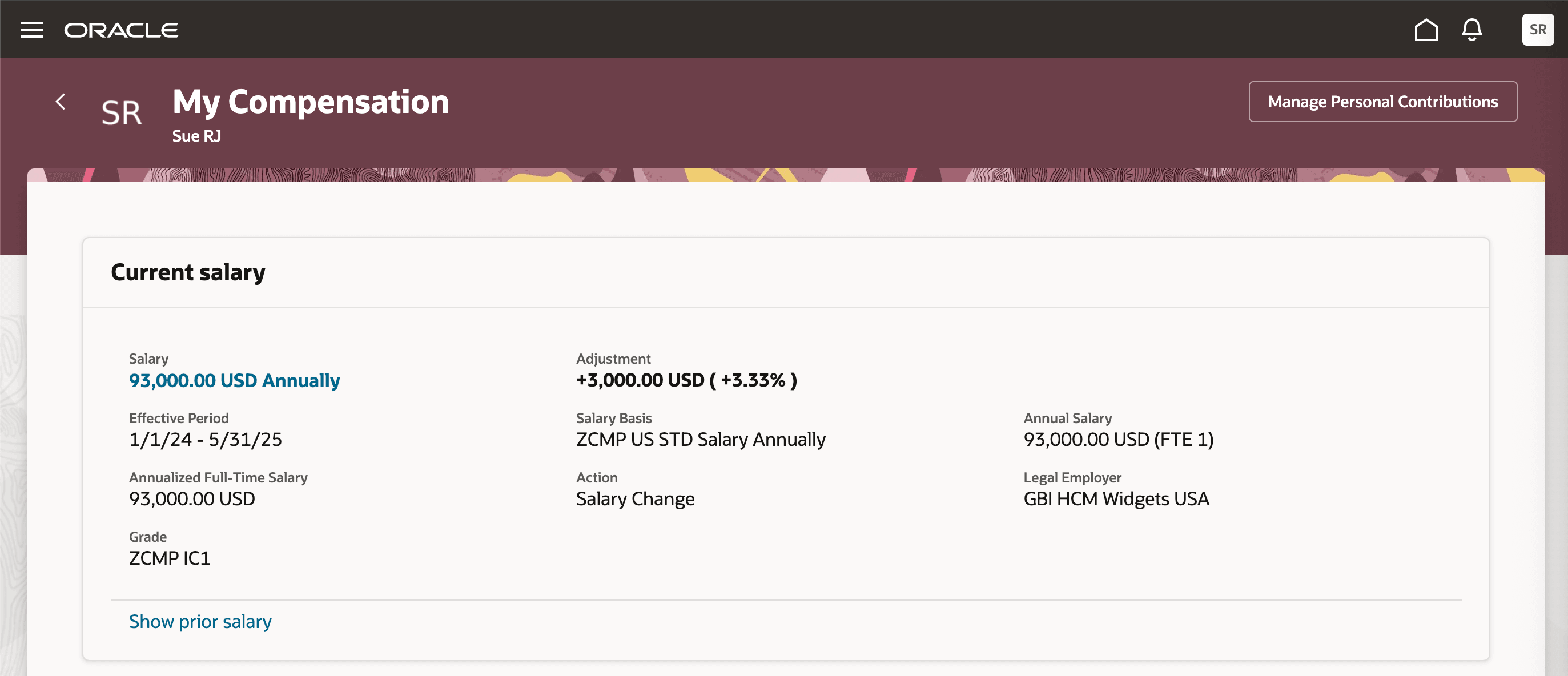 Salary Section Not Showing the June 1, 2025 Salary
