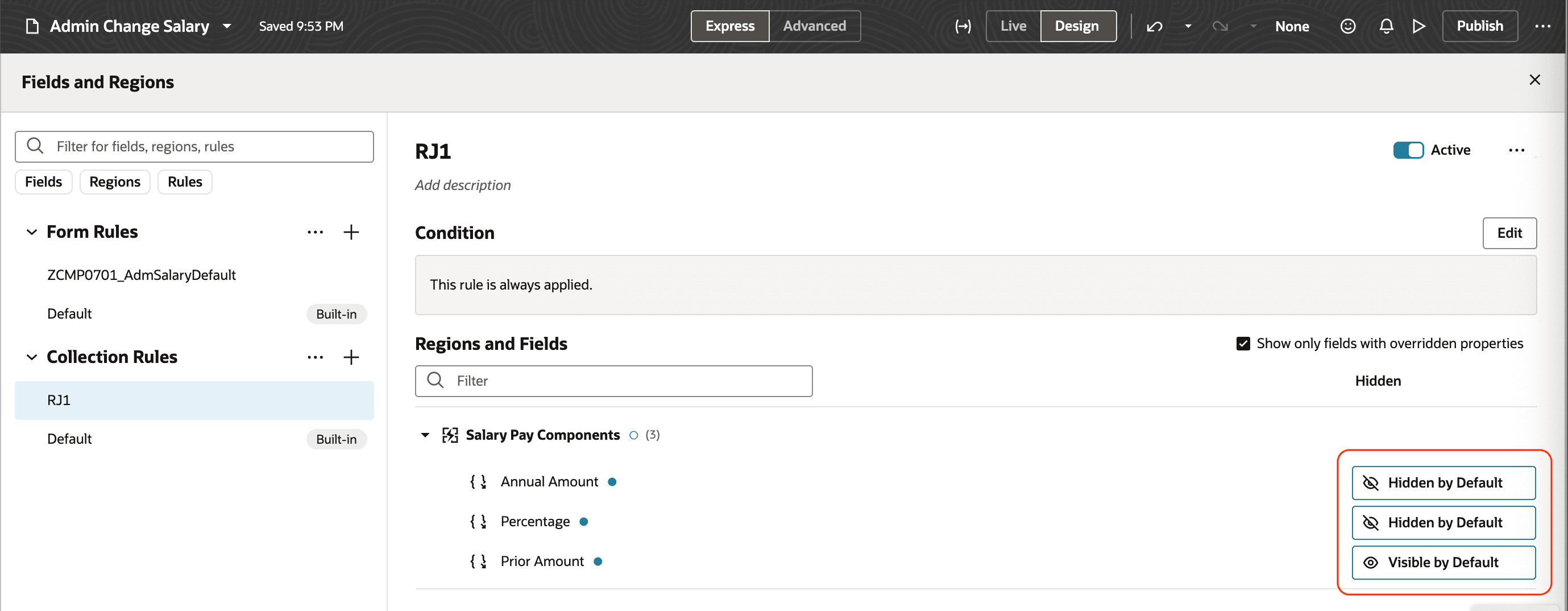 Business Rule Configuration
