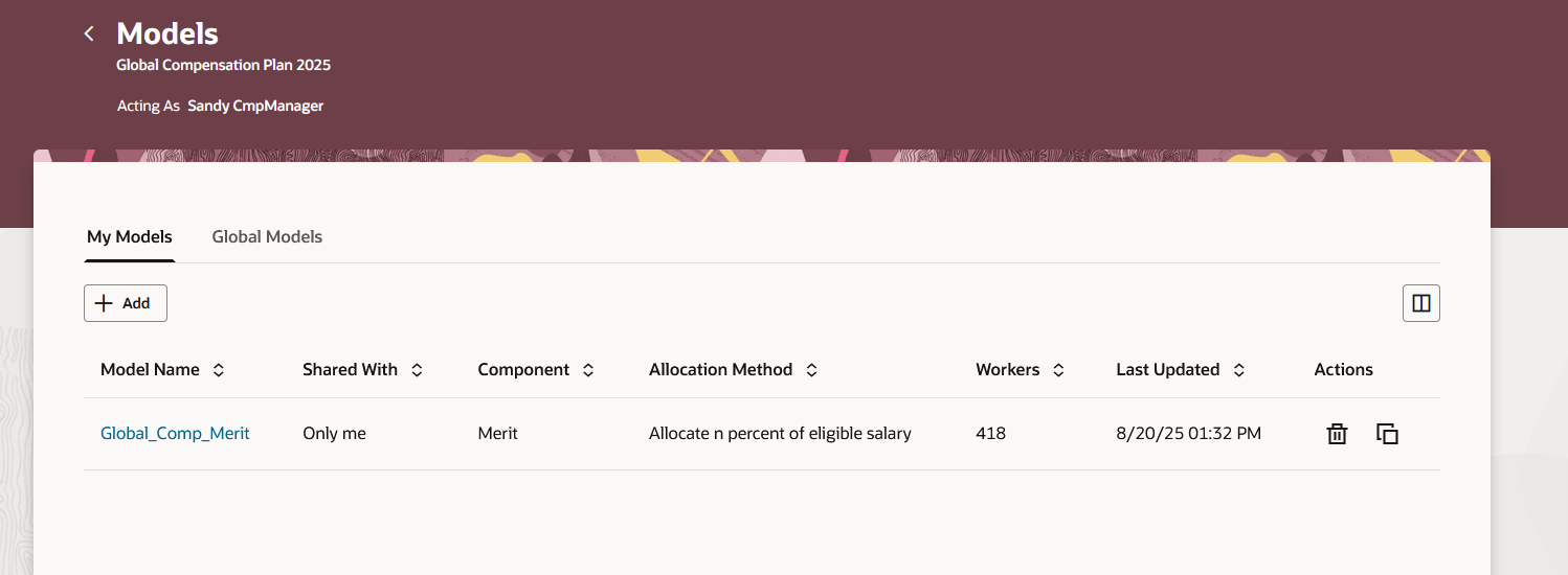 Manager Models Overview
