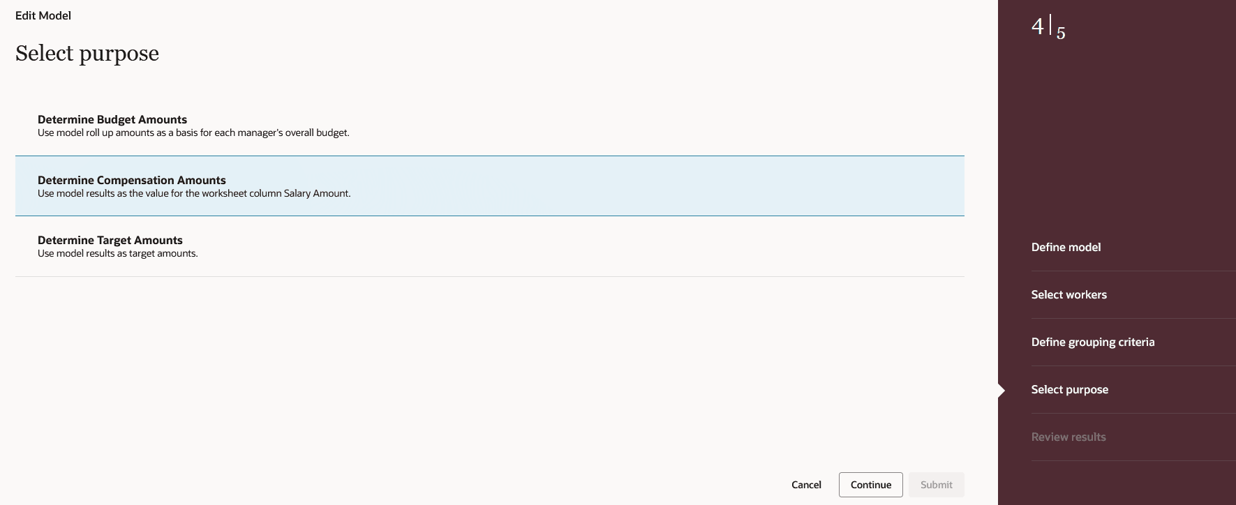 Global Models Select Purpose