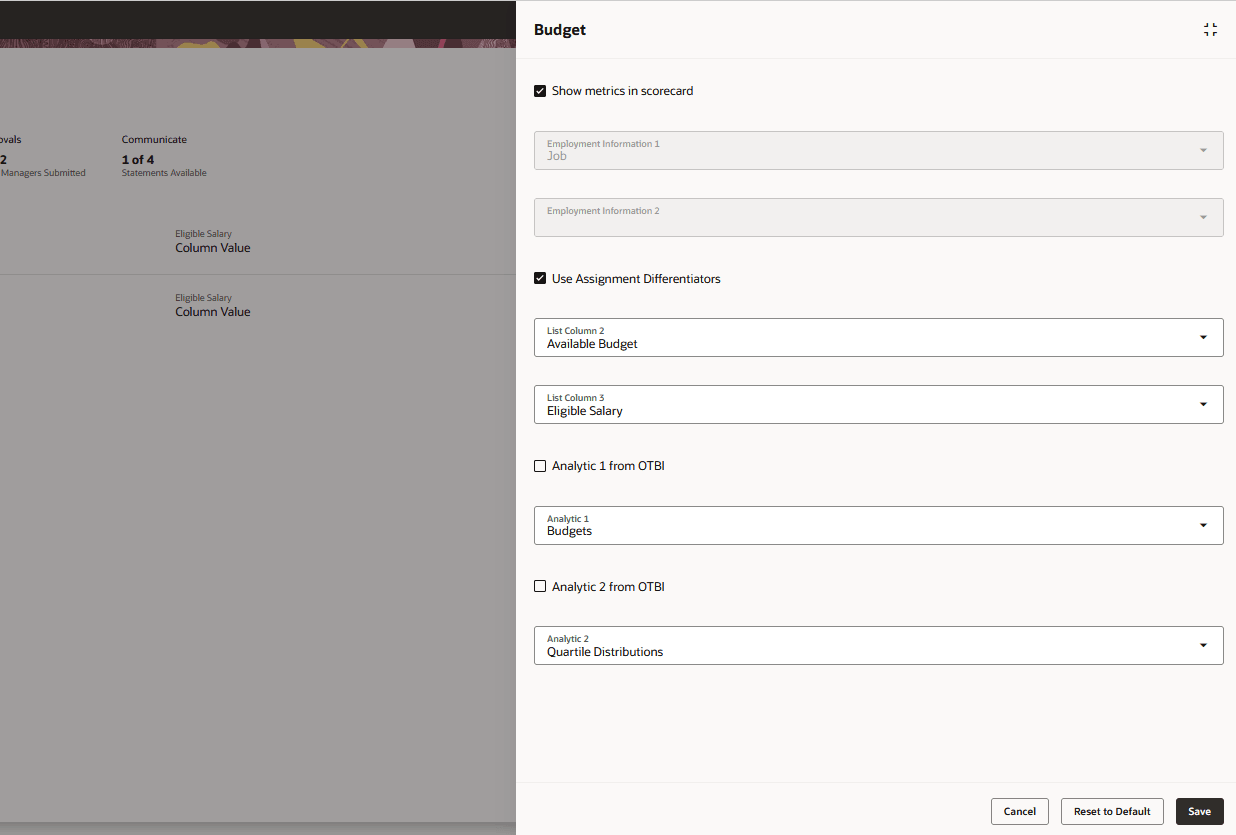 Edit Landing Page Configuration