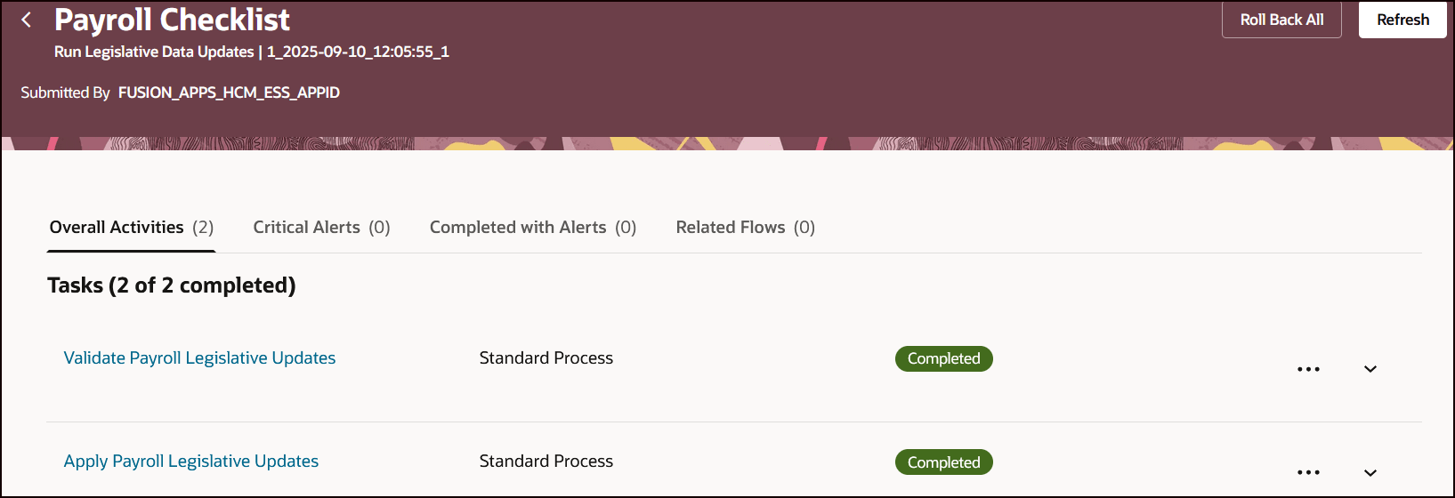 Run Legislative Data Updates Process