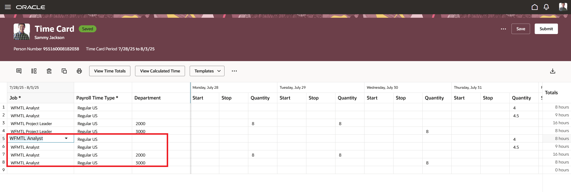 Private Template Validates Applied Entries for Multiple Assignments