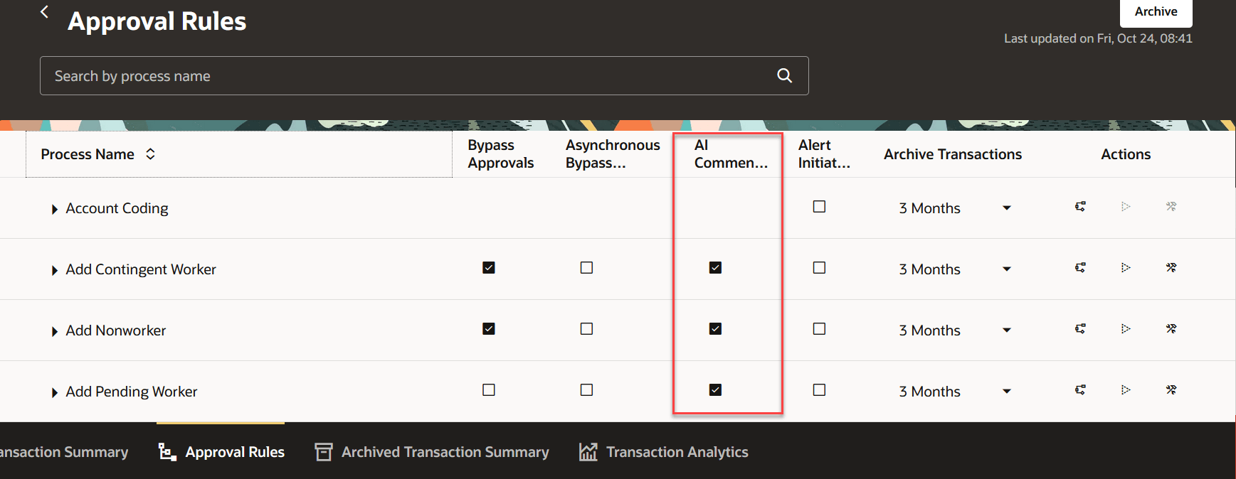 AI Comments Assist option