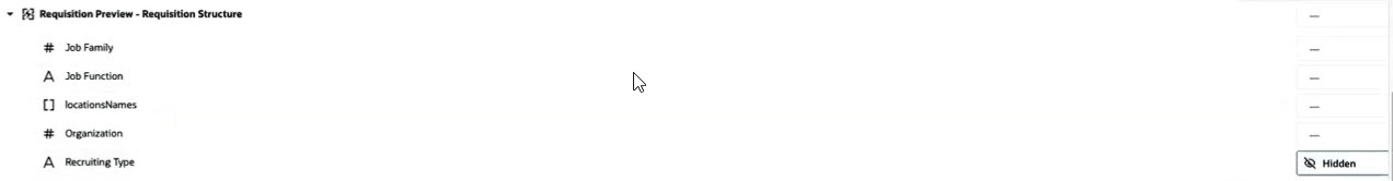 Rule Where a Field is Hidden