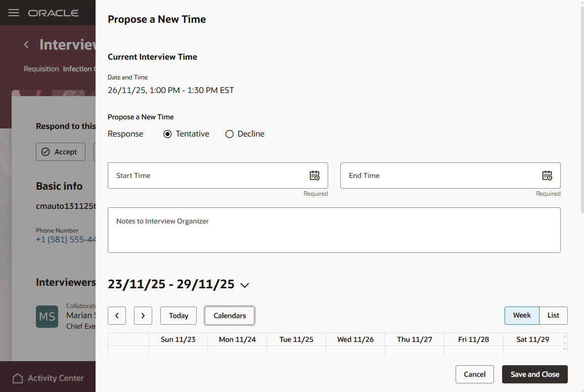 Propose a New Time Page