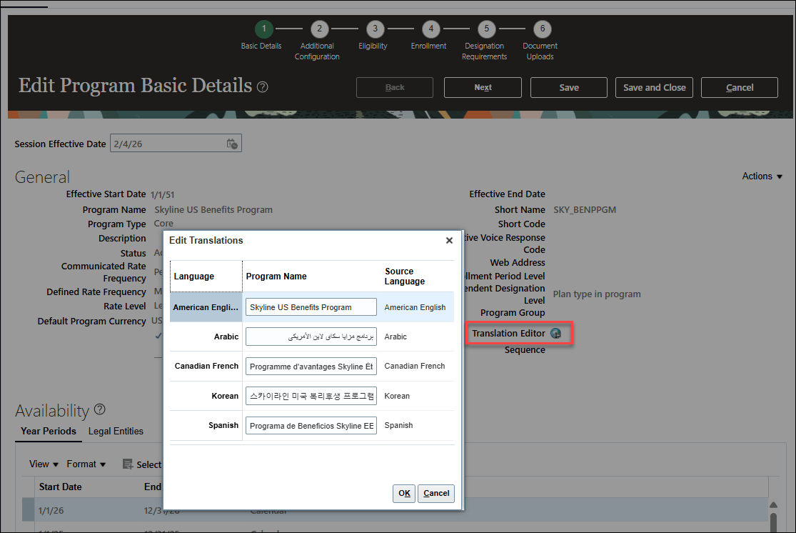 Benefits Program - Name 