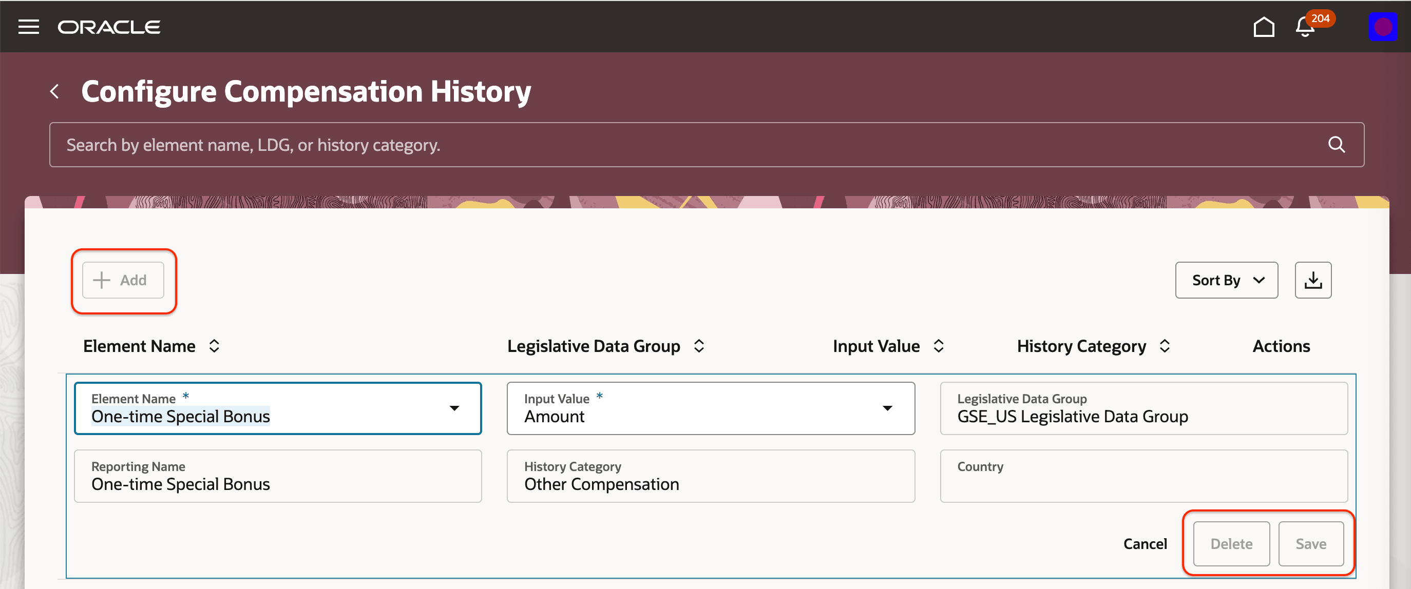 Transaction Buttons Disabled in Configure Compensation History Page