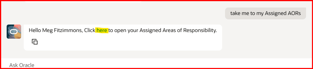 AI Response includes Deep Link to&nbsp;Assigned Areas of Responsibility&nbsp;