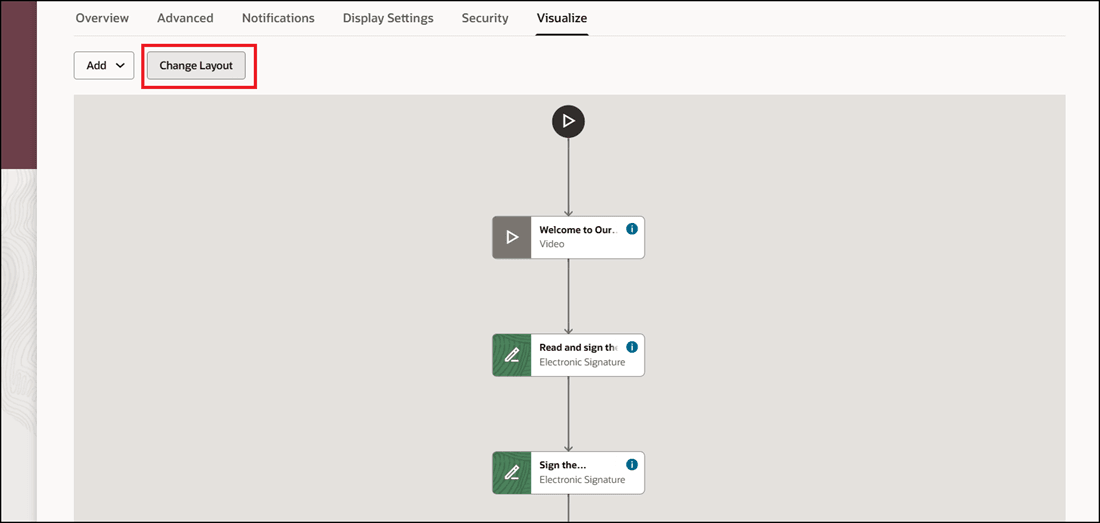 Change Layout for Vertical View of Diagram 