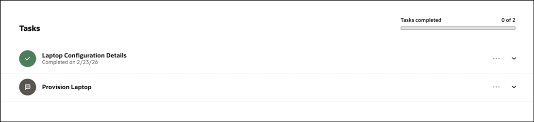 Task Completed by HR Administrator Before IT Analyst can View Preceding Task