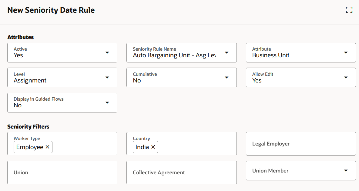 New Seniority Date Rule page