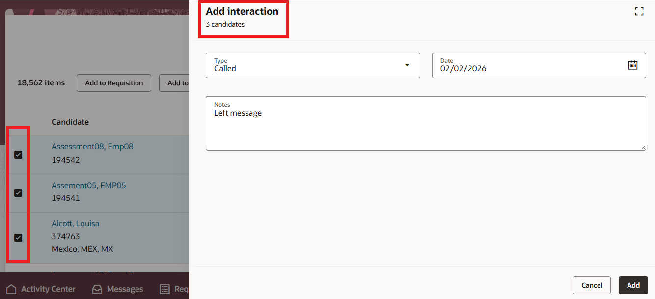 Add Interaction Tags