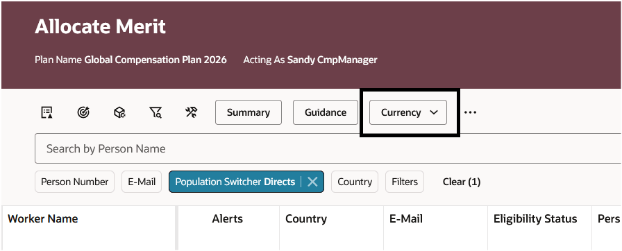 Currency Switcher