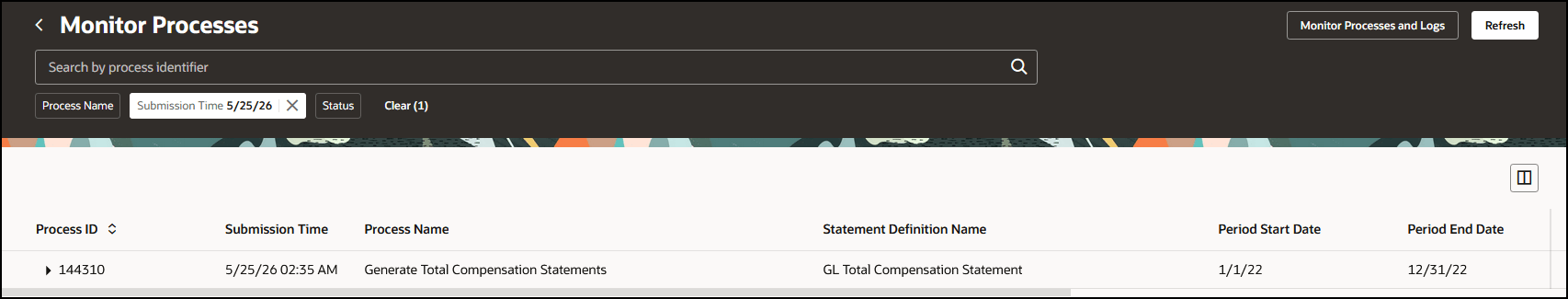 Monitor Processes