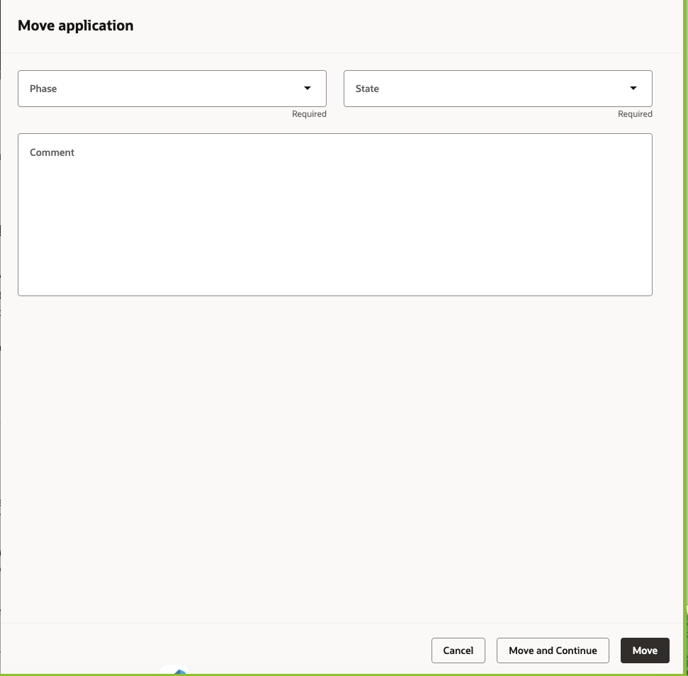 Move Application Panel