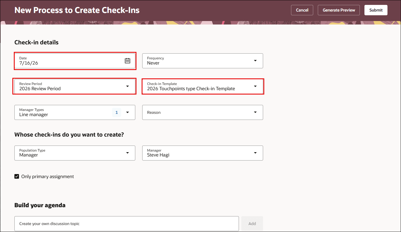HR Creates Check-Ins