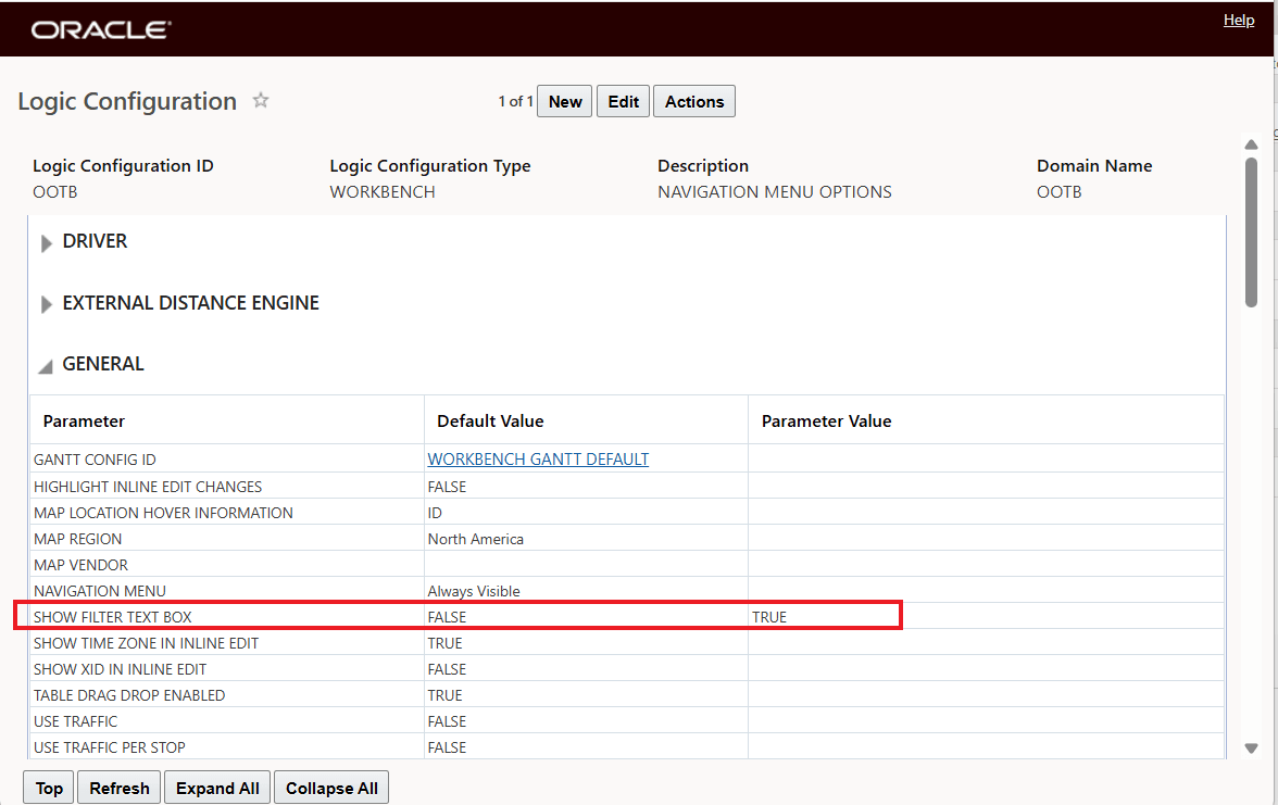 Set the Parameter "Show Filter Text Box" to TRUE