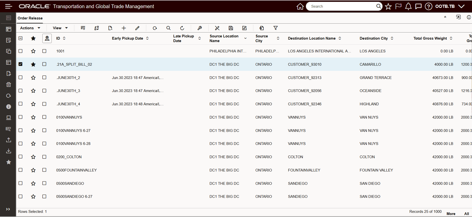 Enhanced Workbench With Imported Personalizations Applied