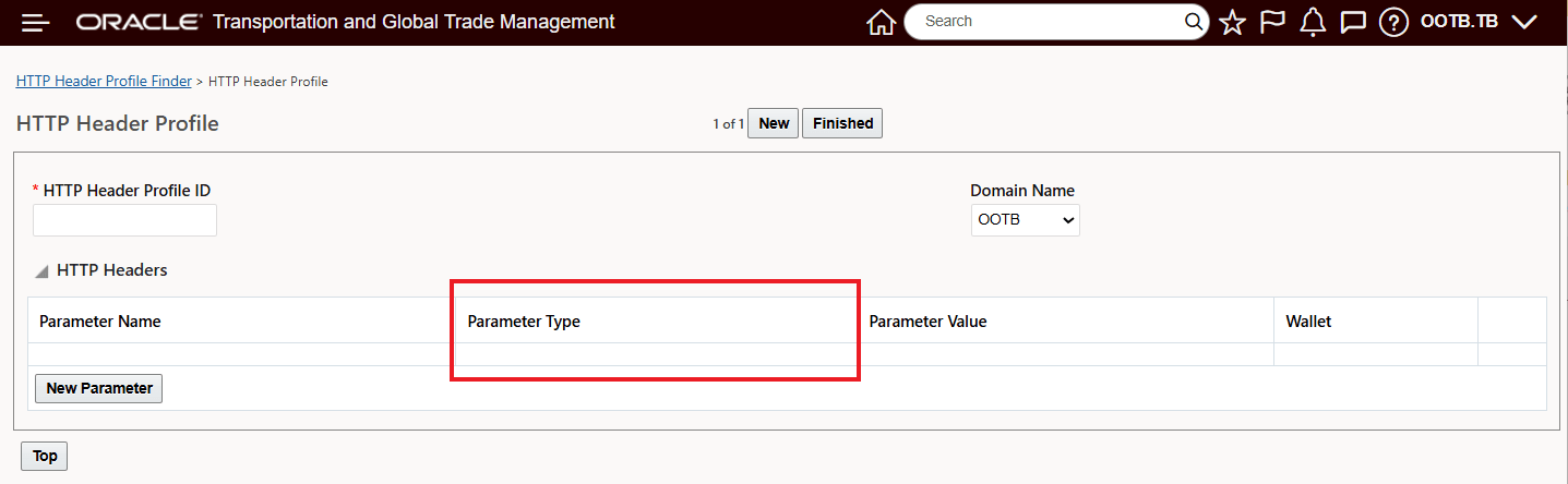 HTTP Header Profile - New Parameter Type - Static, Saved Query, Property