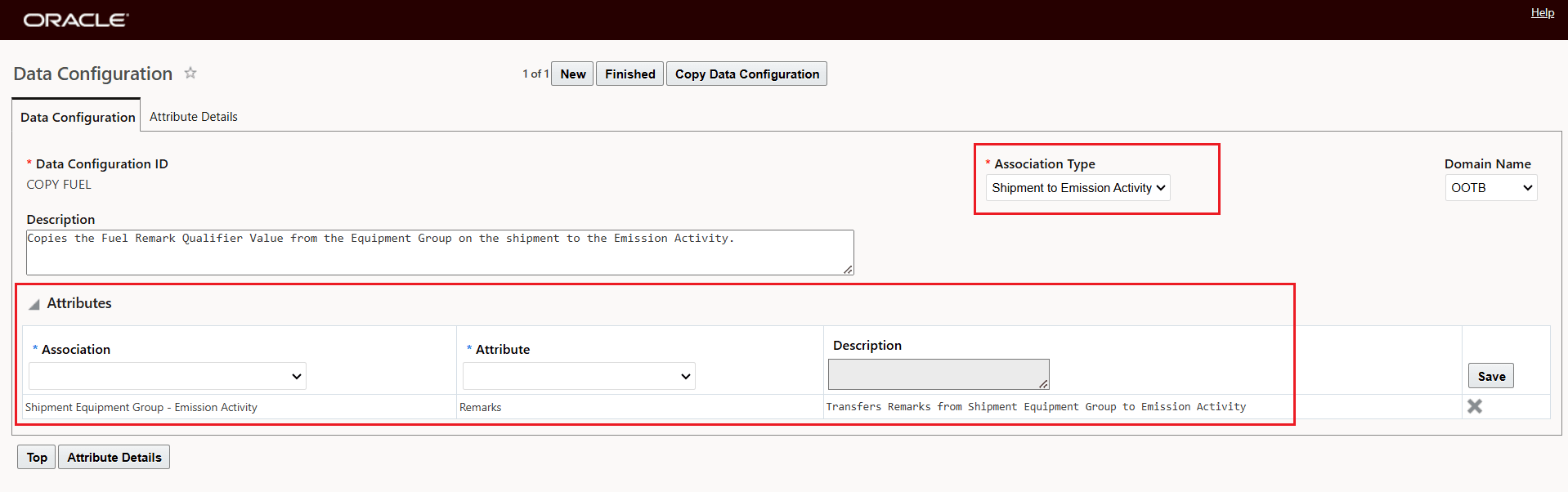 Data Configuration Old Fuel Type Mapping