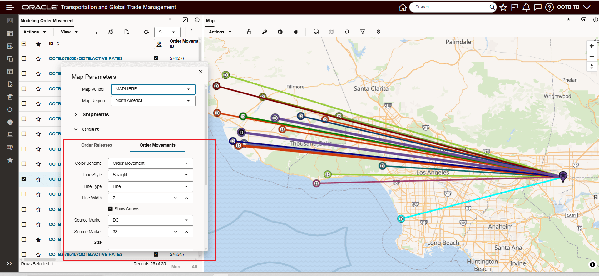 Modeling Order Movement Mapping Options