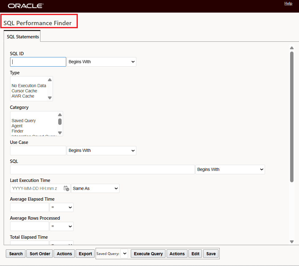 SQL Performance Finder