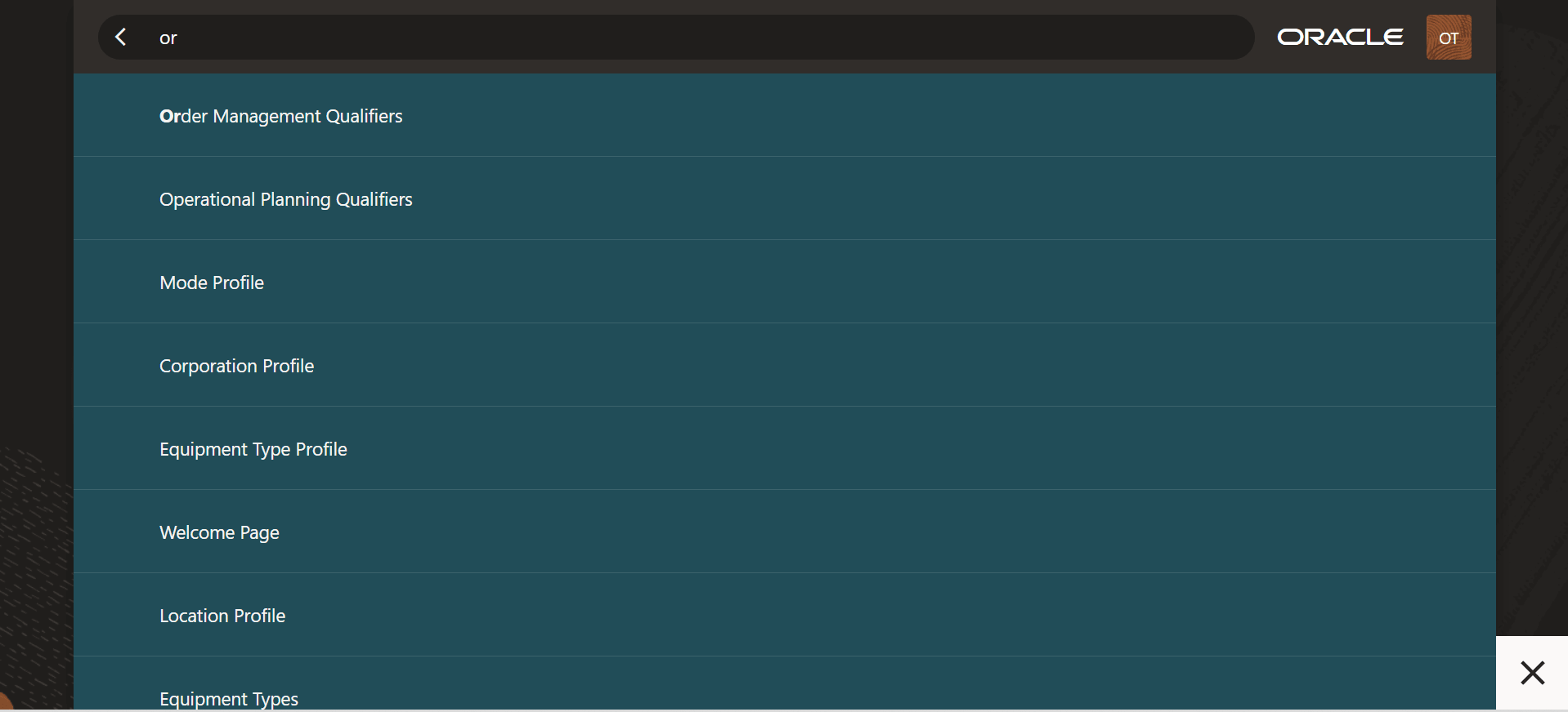 Suggestions - Select Order Management Qualifiers