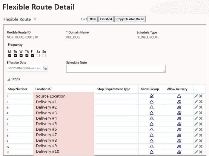 Flexible Route Detail