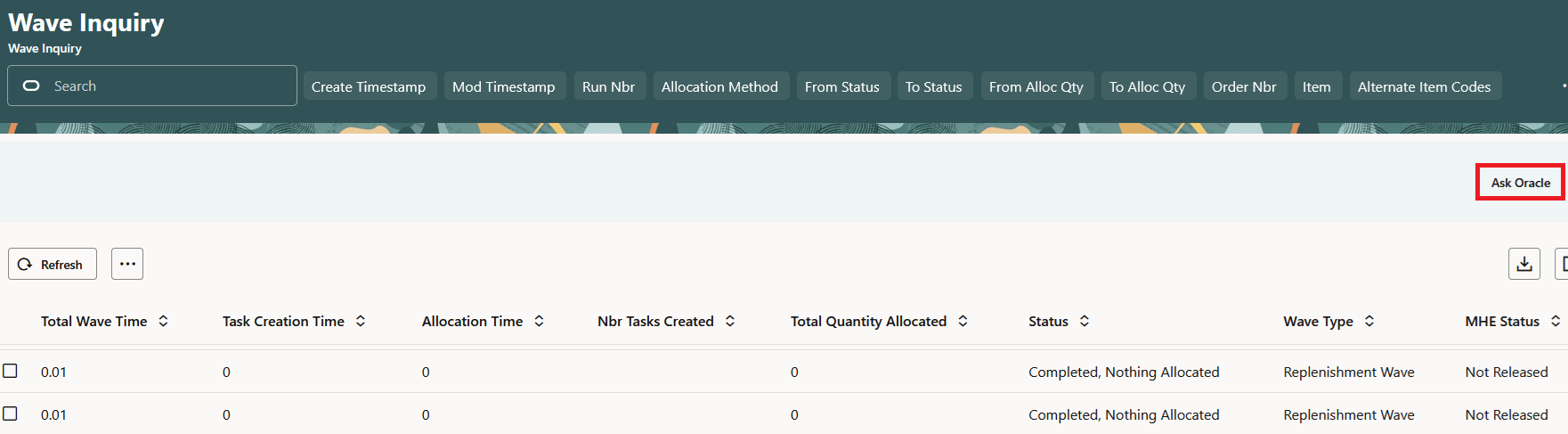 Launch Agent from Wave Inquiry UI