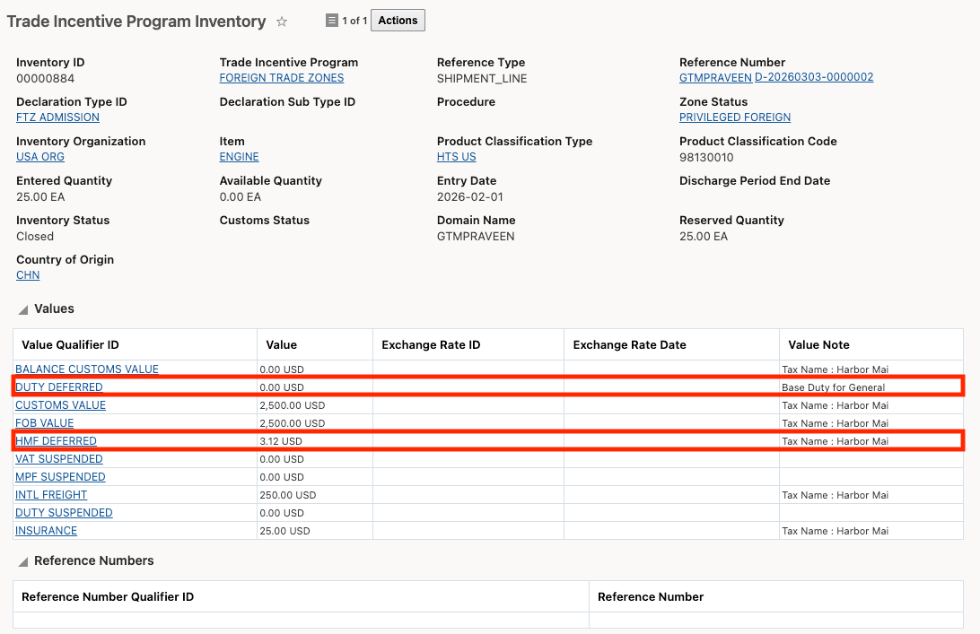 Trade Incentive Program Inventory