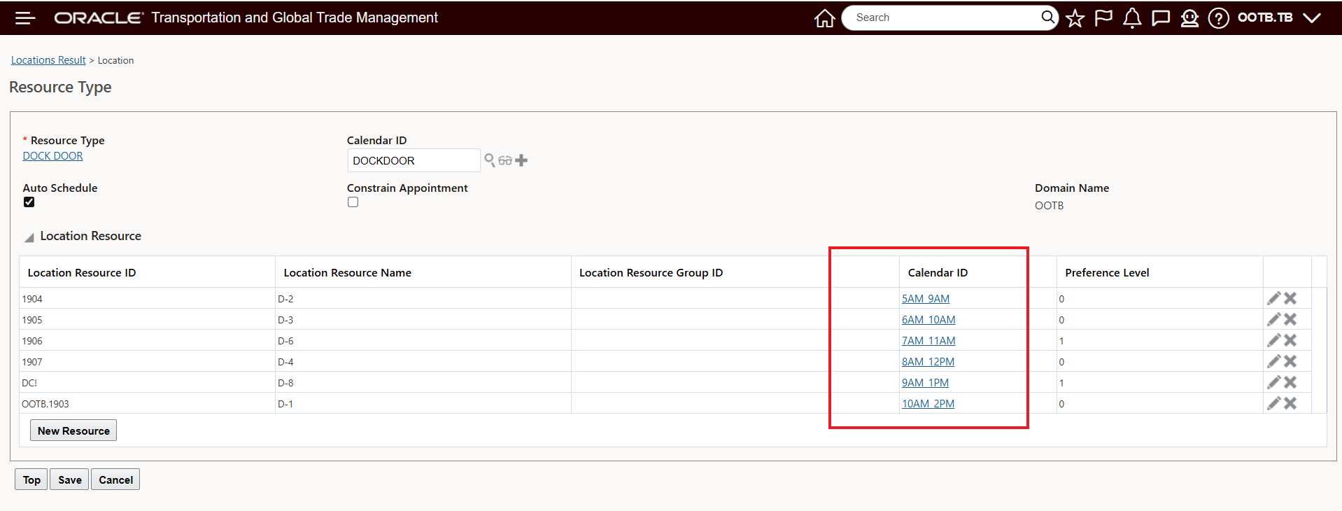 Location Resources  - Different Calendars Per Location Resource