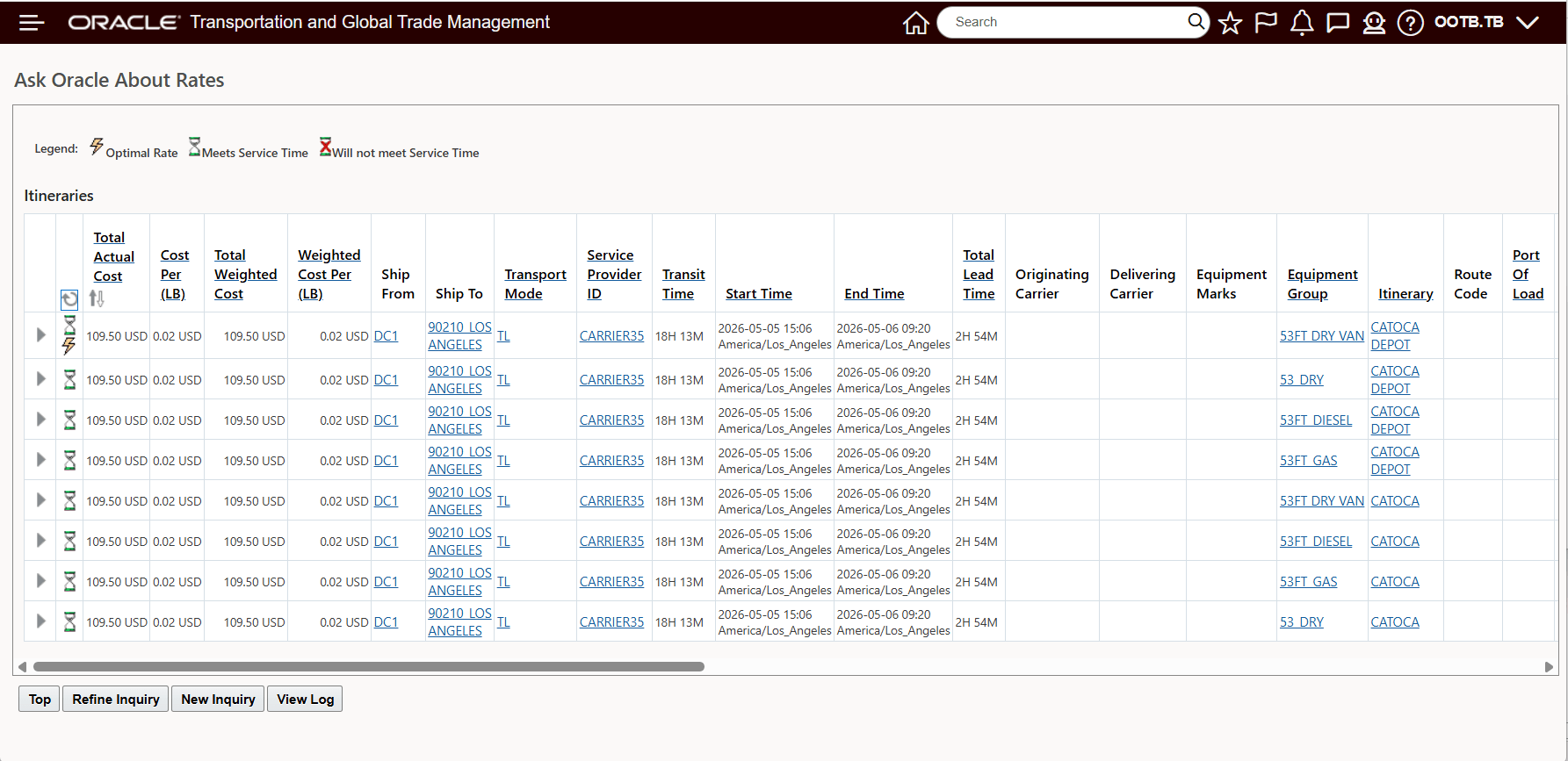 Assign Routing Rule not selected